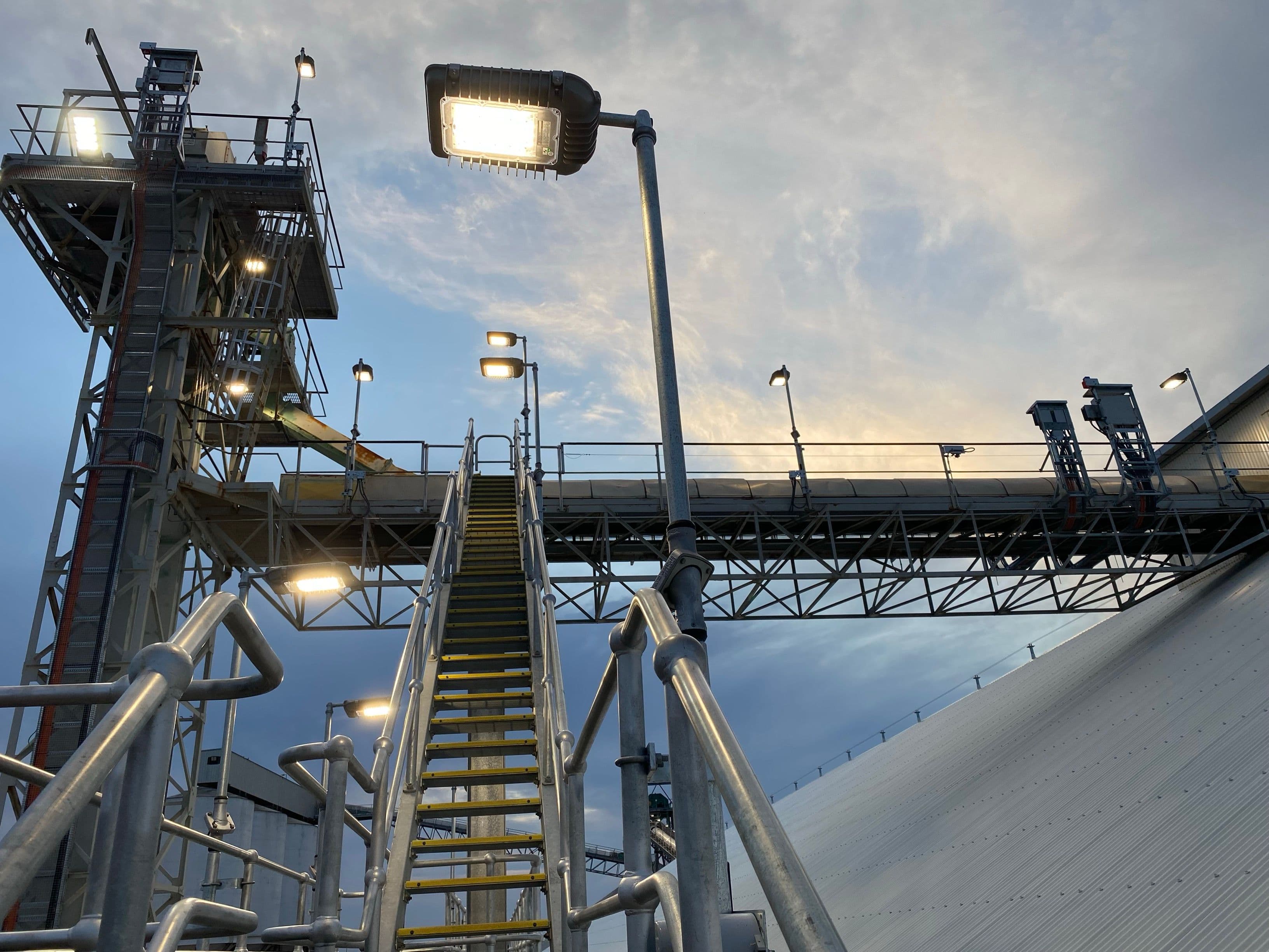 CBH Hyden Swivelpole S1 _ Platform Access Stairway and Elevated Walkway